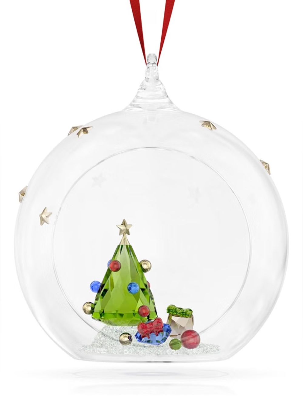Swarovski Holiday Cheers Tree and Gifts Ball Ornament